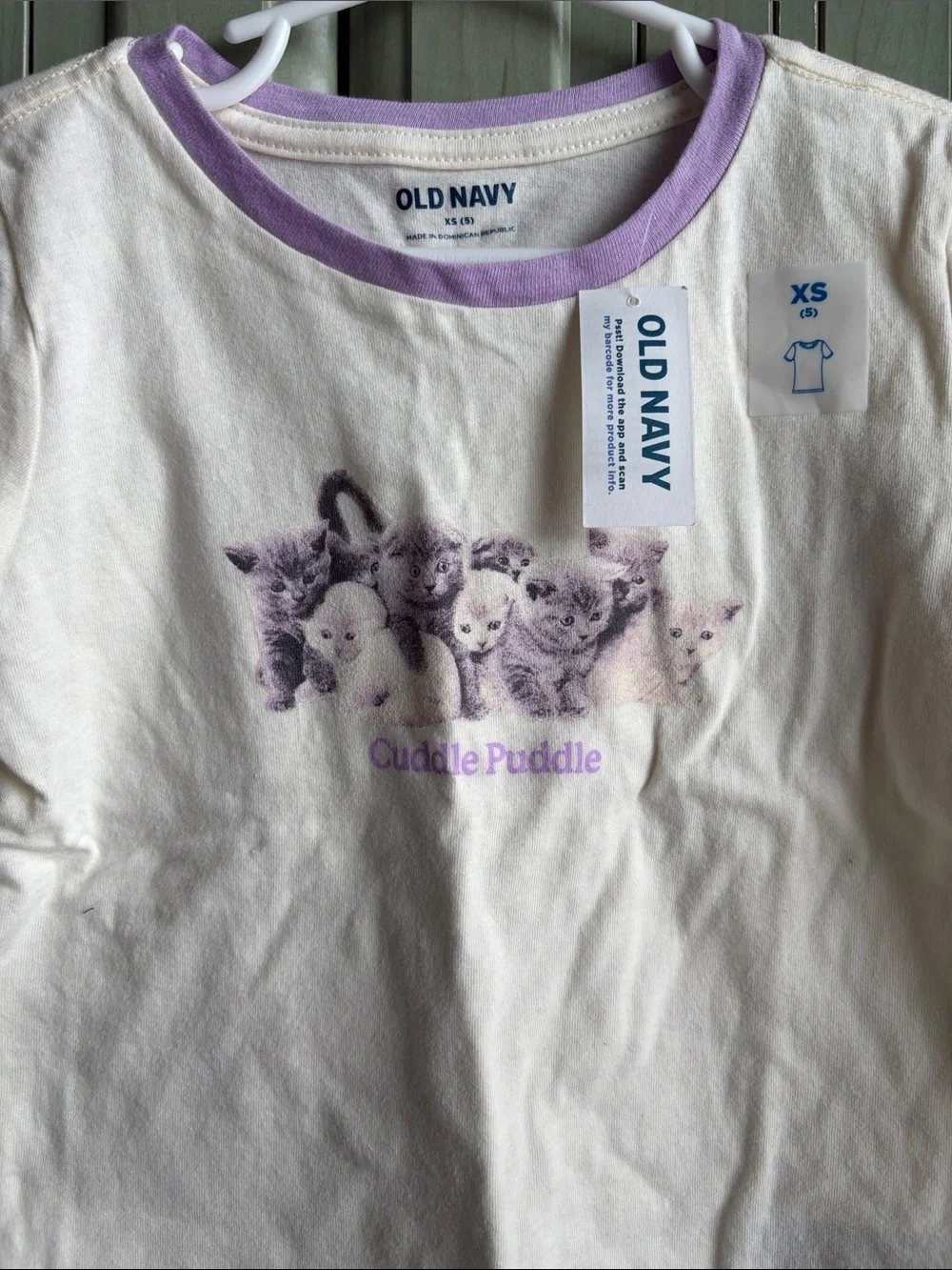 Old Navy XS Cat Shirt NWT
